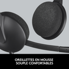 Logitech – Casque d’écoute USB H340-Peut s'utiliser avec n'importe quel PC ou Mac avec port ou adaptateur USB-A, et ne nécessite aucune installation de logiciel