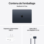 Apple - Portatif MacBook Air 15 po - Puce M4 - SSD 256 Go - Mémoire unifiée 16 Go - Minuit - Anglais-10