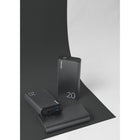 LOGiiX Piston Power Banque de Puissance Portable 20000 mAh 20W - Gris Graphite-2 ports USB-A et un port USB-C Power Delivery de 20W pour une connectivité facile