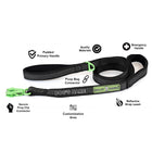 Healthy Harness - Laisse de qualité supérieure avec 2 poignées rembourrées - 1.8 m de long-Vous offre une connexion sécurisée et fiable