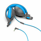 Jlab - Casque d’écoute filaire JBuddies Studio 2 - Bleu/Gris-Design pliable et compact.