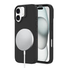 AXS - PROTech Pulse D3O étui fabriqué avec du plastique recyclé pour Apple iPhone 16 - Noir-Adhérence améliorée avec style unique