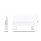 Nexera - Tête de lit double, Blanc-5