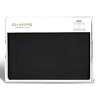Champs - Portefeuille vertical mince en cuir Onyx de - Noir-4 fentes pour cartes de crédit