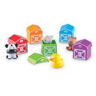 Learning Resources - La ferme d'apprentissage Peekaboo - Ensemble de 10-Un apprentissage qui grandit avec vous : GRANDIT avec vous, du jeu de marionnettes imaginatif aux premières notions de mathématiques et de reconnaissance des couleurs