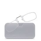 ThinOptics 2.5 Claire Lecteur avec Pod Blanc Universel - Claire-Le produit comprend les lunettes de lecture ThinOptics et l'étui universel avec un adhésif sans résidu à coller sur votre téléphone / étui ou toute autre surface dure et plate
