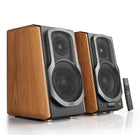 Edifier - S1000MKII Enceinte de bibliothèque active 2.0 audiophile avec connexion à entrées multiples - Brun-Crossovers électroniques et contrôle dynamique basés sur DSP