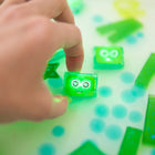Glo Pals - Cubes lumineux - Pippa - Vert-S'éteint automatiquement lorsqu'il est retiré de l'eau