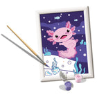 Ravensburger - CreArt peinture par numéros Axolotl-Les ensembles de peinture par numéros Ravensburger pour enfants constituent un cadeau attentionné pour toute occasion, à partir de 7 ans