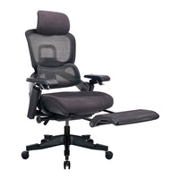 TygerClaw - Chaise de Bureau Ergonomique Dossier Haut avec Appui-Tête-La chaise est entièrement fabriquée en maille noire de soutien pour vous garder au frais et à l'aise toute la journée