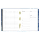 Blueline - Agenda Hebdomadaire/Mensuel 17 Mois D’Août À Décembre - 9 1/4 po H x 7 1/4 po l - Motif Celestial - Anglais-Jours fériés