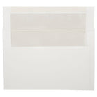 JAM Paper Enveloppes d'invitation A9 doublées d'aluminium - 5,75 x 8,75 po - Blanc avec feuille d'ivoire - paquet de 25-Couleur : blanc avec doublure en aluminium ivoire, La feuille donne à l’enveloppe une brillance naturelle
