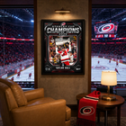Frameworth - Cadre photoglass de Taylor Hall 16x20 des Carolina Hurricanes champions Coupe Stanley 2026 - 18 po l x 22 po H-7