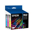 Epson - Cartouches d'encre 702 - Capacité standard - Cyan/Magenta/Jaune-Qualité photo supérieure à celle des photos de labo
