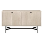 Hudson&Canal - Buffet Richmond 58" L - Aulne Blanc-Un design contemporain moderne pour votre salle à manger, votre cuisine ou votre bureau