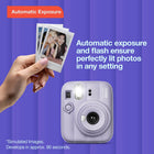 Fujifilm - Appareil instantané instax mini 13 - Blanc argile-Impression sur films instantanés instaxMC mini de 2 x 3 po (films vendus séparément) 