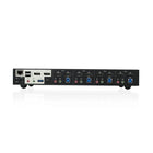 IOGEAR - Commutateur KVM DisplayPort 4K Dual View à 4 ports avec hub USB 3.0 et audio-Ajoutez un autre GCS1944 pour étendre jusqu'à quatre moniteurs 4K