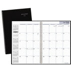 AT-A-GLANCE - Agenda mensuel 2026 - 11 7/8 po H x 7 7/8 po l - noir - bilingue-Format des pages : 11 7/8 po H x 7 7/8 po l
