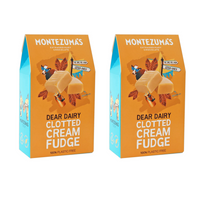 Montezuma’s Dear Dairy - Fudge à la vanille et crème épaisse, 150 g, paquet de 2-Fudge traditionnel à la vanille préparé avec crème épaisse.