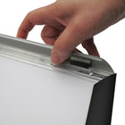 SECO Snap Affiche Cadre Cas, 24 x 36 pouces, Noir-Cadre en aluminium enduit de poudre noire durable