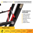 Mobile StairLift - EZ LITE - Chaise d’évacuation - couleurs assorties-Pèse environ 33 lb pour une prise en main aisée par les intervenants et les aidants