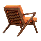 Manhattan Comfort - Martelle fauteuil d’appoint rembourré en tissu sergé style milieu du siècle 78 cm - orange et ambre-Capacité de poids : 300 lb Hauteur du siège : 18,5 pouces. Longueur du bras : 19,3 pouces