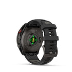 Garmin - Montre connectée GPS multisports fēnix 8 Pro - 47 mm - Titane DLC gris carbone avec bracelet en silicone noir/gris galet-APPELS VOCAUX SANS TÉLÉPHONE - Lorsque vous avez une connexion LTE, l'application Messenger Calls sur votre montre vous permet d'initier et de recevoir des appels vocaux avec d'autres utilisateurs de l'application Garmin Messenger — sans avoir à emporter votre smartphone.
