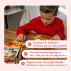 Le Jeu de Fidget: Mots fréquents-Encourage la confiance et l’autonomie lors de la lecture de textes adaptés à l’âge