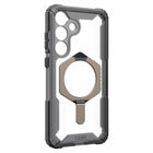UAG - Plasma XTE Rugged Kickstand Case avec aimant pour Samsung Galaxy S25+ - Ash/Titanium-Module magnétique intégré