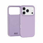 Blu Element - Étui Silicone MagSafe - pour iPhone 17 Pro Max - Lavande-Doublure en microfibre pour éviter les rayures