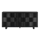 Modway - Foundry Design tissé Armoire de rangement buffet - 71 po - Noir-7