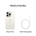 Apple - iPhone 15 Pro 6,1 po ecran Liquid Retina, 512 Go, Titane blanc, Bell et Virgin Plus-Conçu Pour Tout Changer : iPhone est doté de fonctionnalités de confidentialité qui vous donnent le contrôle de vos données. Il est fabriqué avec plus de matières recyclées, ce qui réduit son impact environnemental. Et avec ses fonctionnalités intégrées, il est accessible à tout le monde