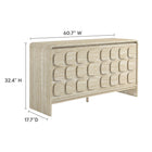 Modway - Toscana 61" Buffet - Travertin-Stratifié premium
