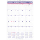 AT-A-GLANCE - Calendrier mural mensuel 2026 - 22 3/4 po H x 15 1/2 po l - bilingue-Format des pages : 22 3/4 po H x 15 1/2 po l