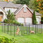 PawHut - Parc pour Chien Robust à 16 Panneaux pour Tailles S/M/L - 39 po L-Garde votre animal en sécurité tout en offrant plus d'espace pour jouer, dormir et faire de l'exercice