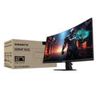 GIGABYTE - Moniteur de jeu VA 165 Hz incurvé QHD 27" avec AMD FreeSync Premium - GS27QC-Accessoires : Câble d’alimentation U.S., câbles DP, QSG, carte de garantie