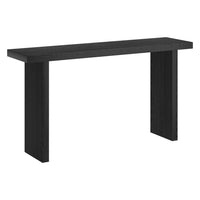 Hudson&Canal - Console Soren 55" L - Grain noir-Un design contemporain moderne pour votre couloir, votre entrée, votre salon et plus encore