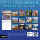 DateWorks - Calendrier Mural de 16 Mois 2025 Canada Atlantique - 12 po x 12 po - Bilingue-Comprend des pages mensuelles de janvier à décembre 2025, ainsi que les 4 derniers mois de 2024.