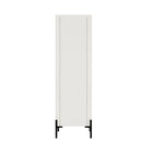Manhattan Comfort - Armoire de Décoration Moderne Abbey 31,5 po - Érable et Blanc Cassé-Assemblage à domicile requis Tout le matériel inclus