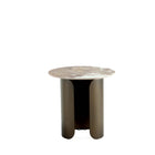 Manhattan Comfort - Ensemble de 2 tables basse et d’appoint Monica Modern Glam - Or-10