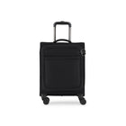 Bugatti - Victoria Bagage à main Softside - Noir-Matériau durable: Nos bagages en cuir végétalien sont conçus pour résister aux rigueurs du voyage, garantissant qu'ils restent résistants aux rayures et durables contre l'usure