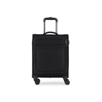 Bugatti - Victoria Bagage à main Softside - Noir-Matériau durable: Nos bagages en cuir végétalien sont conçus pour résister aux rigueurs du voyage, garantissant qu'ils restent résistants aux rayures et durables contre l'usure