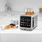 Salton - grille-pain tactile - 2 tranches acier inoxydable-10