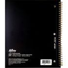 Hilroy - Cahier Cœur de la Jungle - 160 pages - 10 1/2" x 8" - noir-Papier blanc ligné de 7 mm de large avec marge 