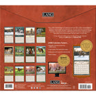 Lang - 2026 Chevaux Dans La Brume Calendrier Mural Deluxe Mensuel - 30,5 cm l x 30,5 cm H - Anglais-Papier élégant gaufré façon lin