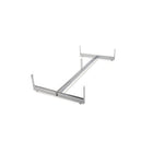 Wamaco - Kit de base pour gondole avec Quatre panneaux grillagés 2 x 6 pieds - Chrome-Durable et professionnel - Sa construction robuste en acier lui confère stabilité et longévité.
