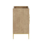 Modway - Awaken 24" Armoire à coiffeuse de salle de bain - Chêne-Bassin d’évier non inclus
