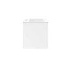 Modway - Vitality 24" Vanette de salle de bain - Blanc blanc-Évier en céramique avec comptoir intégré