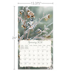 Lang - 2026 Oiseaux Chanteurs Calendrier Mural Deluxe Mensuel - 30,5 cm l x 30,5 cm H - Anglais-Convient aux cadres et crochets muraux LANG