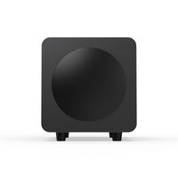 Kanto - Subwoofer de 6 po amplifié et scellé, 200 W - Noir mat-Haut-parleur à cône en papier de 6 po